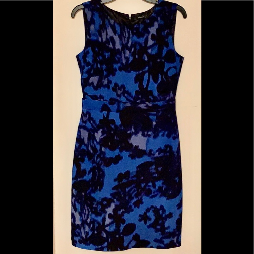 Tahari Dress - shades of blue